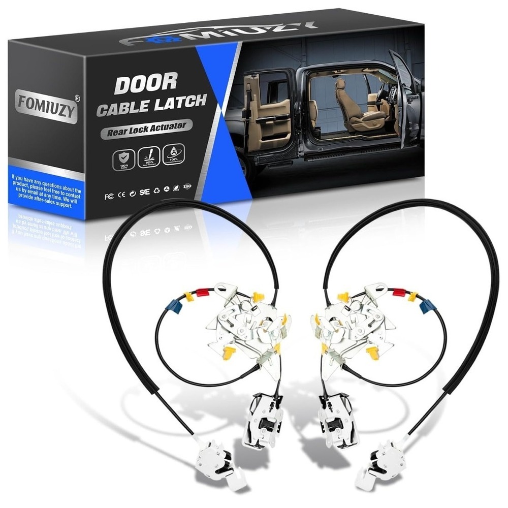 Rear Door Latch Cable Pair For Ford F250 F350 F450 F550 1999-2007 Ext Cab LH RH